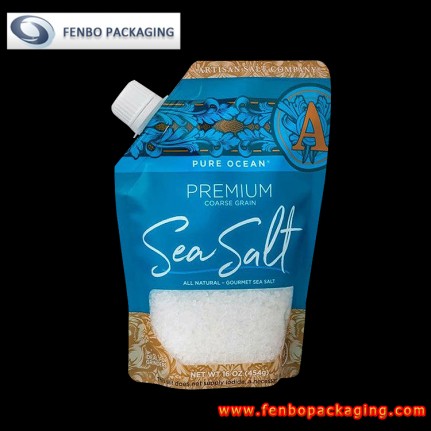 454g pour spouted plastic stand up pouches bag indonesia for sea salt packaging-FBXZZLA164 454g pour spouted plastic stand up pouches bag indonesia for sea salt packaging-FBXZZLA164