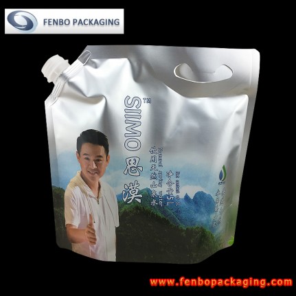 5l side corner spout standing bags aluminum foil for drink water packaging-FBYXXZA168 5l side corner spout standing bags aluminum foil for drink water packaging-FBYXXZA168