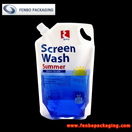 spouted stand up pouches with handle canada for 2 liter screen washing water-FBYXXZA160 spouted stand up pouches with handle canada for 2 liter screen washing water-FBYXXZA160
