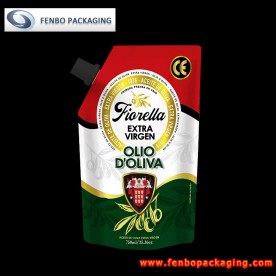 900ml custom design olive oil doy pack corner spout pouch-FBYXXZA179