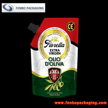 900ml custom design olive oil doy pack corner spout pouch-FBYXXZA179 900ml custom design olive oil doy pack corner spout pouch-FBYXXZA179