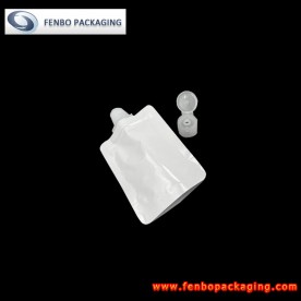300ml plastic white liquid shampoo spout stand up bags pouches-FBTBZLA185