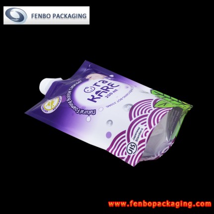 plastic spouted standing up pouch for 250ml tea drink-FBTBZLA184 plastic spouted standing up pouch for 250ml tea drink-FBTBZLA184