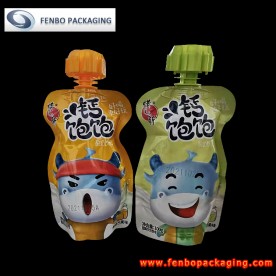 aluminum foil spouted liquid baby food stand up pouches factory-FBYXZL120