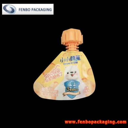 2 oz shaped spout standing pouches with customized printing-FBYXZLA123B 2 oz shaped spout standing pouches with customized printing-FBYXZLA123B