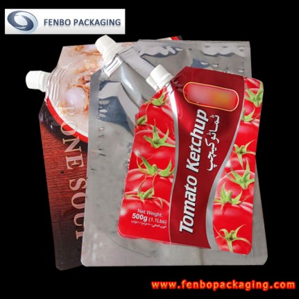 side corner spout stand up packing pouch for flexible food packaging-FBXZZL115 side corner spout stand up packing pouch for flexible food packaging-FBXZZL115