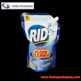 900ml doypapck stand up pouches with spout for floor cleaner liquid-FBYXXZA192