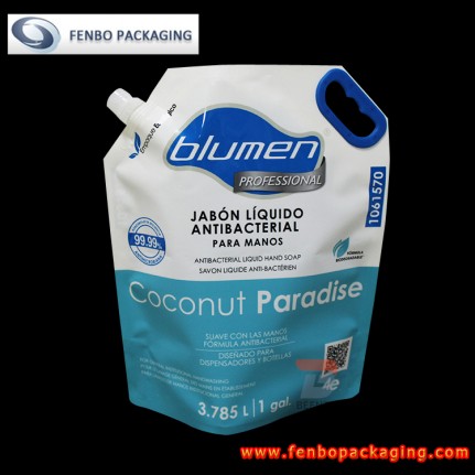 1 gallon side spout stand up dish soap packing bags-FBYXXZA189 1 gallon side spout stand up dish soap packing bags-FBYXXZA189