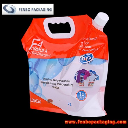 plastic liquid detergent spouted doy pack pouch bag for 2 liter volume-FBYXXZA199 plastic liquid detergent spouted doy pack pouch bag for 2 liter volume-FBYXXZA199