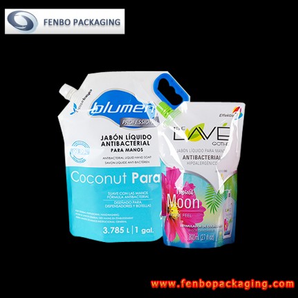 venta de bolsas doy pack para líquidos detergente con válvula spout-FBXZZL121 venta de bolsas doy pack para líquidos detergente con válvula spout-FBXZZL121
