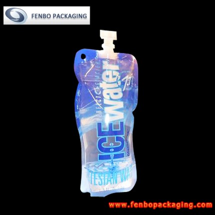 500ml customized spouted stand up pouch plastic drinking water bags with spout-FBTBZLA195 500ml customized spouted stand up pouch plastic drinking water bags with spout-FBTBZLA195