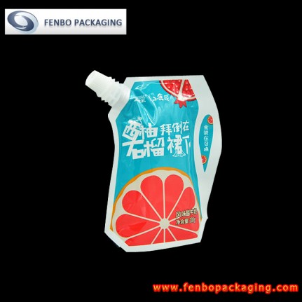 200gram aluminum foil stand up pouches with side corner spout for fruit juice-FBYXXZA019 200gram aluminum foil stand up pouches with side corner spout for fruit juice-FBYXXZA019