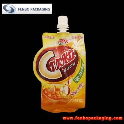 200ml china juice packaging spouted qual seal pouches-FBQEBA062 200ml china juice packaging spouted qual seal pouches-FBQEBA062