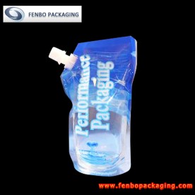 500ml plastic drink water standing pouch bags with corner spout-FBYXXZA209