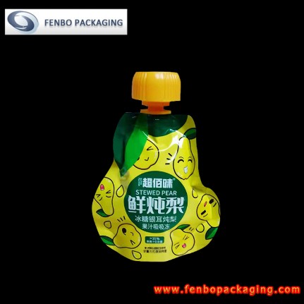 50ml shaped doypack squeeze pouch with spout screw cap for liquid foods-FBYXZLA126 50ml shaped doypack squeeze pouch with spout screw cap for liquid foods-FBYXZLA126
