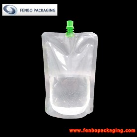 600ml clear spout stand up pouches for liquid packaging bangalore-FBTBZLA190