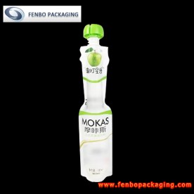 soft drink spout doypack pouch 100ml bottle shape-FBTBZLA188