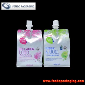 150ml spouted cheer pack pouch quad seal liquid sucked jelly drink-FBQEBA065