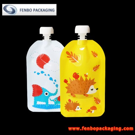 100ml baby food packaging squeeze poly stand up pouch with spout-FBTBZLA199 100ml baby food packaging squeeze poly stand up pouch with spout-FBTBZLA199