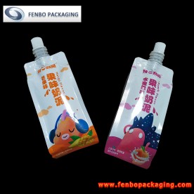 plastic spout bags for fruit puree packaging manufacturer-FBQEB044