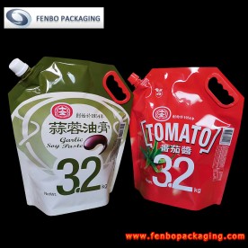 aluminium spouted doypack pouches for condiments packaging-FBXZZL127