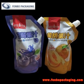 spoutbags doypack pouch for fruit juice packaging manufacturer-FBXZZL124