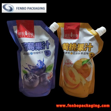 spoutbags doypack pouch for fruit juice packaging manufacturer-FBXZZL124 spoutbags doypack pouch for fruit juice packaging manufacturer-FBXZZL124