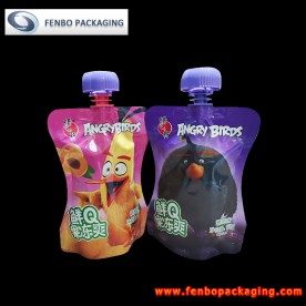 shaped spouted baby food stand up pouch bags factory-FBYXZL127