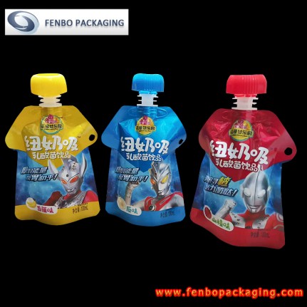 snack pack yogurt drink maylar doypack bag with spout-FBYXZL128 snack pack yogurt drink maylar doypack bag with spout-FBYXZL128