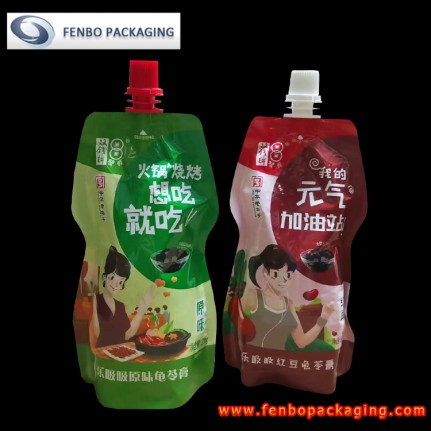 retort spouted stand up pouches for tortoise jelly packaging-FBYXZL132