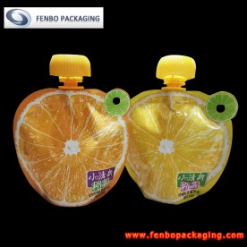 wholesale printed juice packaging spouted standing pouches-FBYXZL130