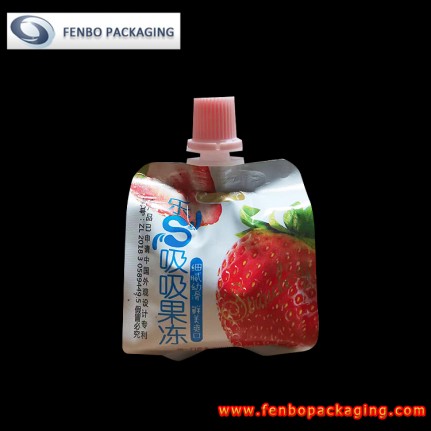 60gram aluminum foil pouch with spout cap for sucked liquid jelly packaging-FBQEBA067A 60gram aluminum foil pouch with spout cap for sucked liquid jelly packaging-FBQEBA067A