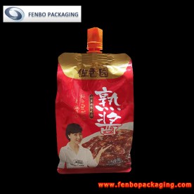 450gram food sauce spouted cheer pack pouches bag in usa-FBQEBA079