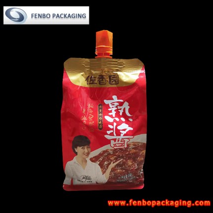 450gram food sauce spouted cheer pack pouches bag in usa-FBQEBA079 450gram food sauce spouted cheer pack pouches bag in usa-FBQEBA079