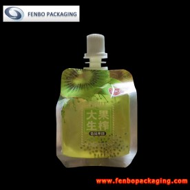 80ml plastic spout pouch juice packaging with cap transparent-FBQEBA076A