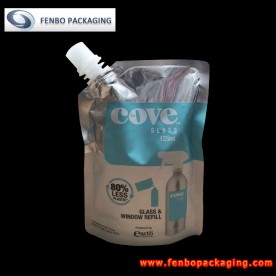 125ml disposable hand wash liquid spout pouches refill pouch with spout-FBYXXZA237