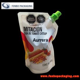 400gram tomato ketchup spout pouch flexible packaging manufacturers-FBYXXZA240
