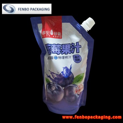 1000ml mylar juice drink doy pack bags pouches with spout nozzle-FBYXXZA241A 1000ml mylar juice drink doy pack bags pouches with spout nozzle-FBYXXZA241A