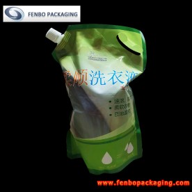 2liter liquid detergent foil doypack pouches with spout-FBYXXZA242