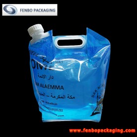 5000ml clear drinking water doypack pouch bag with spout-FBYXXZA244