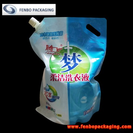 3liter liquid detergent corner spout doypack standing pouch-FBYXXZA247 3liter liquid detergent corner spout doypack standing pouch-FBYXXZA247