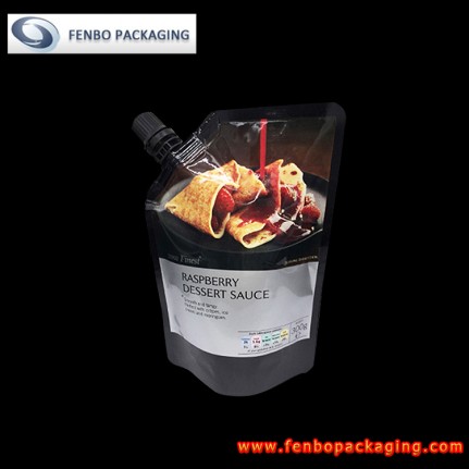 300gram printed side corner spout stand up pouches black-FBYXXZA255C 300gram printed side corner spout stand up pouches black-FBYXXZA255C