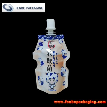 80gram plastic clear yogurt drink stand up pouches bag with spout-FBYXZLA137 80gram plastic clear yogurt drink stand up pouches bag with spout-FBYXZLA137