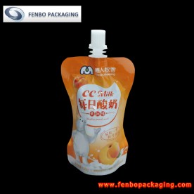 150gram spout pouch chennai india for liquid yogurt drink packaging-FBYXZLA142