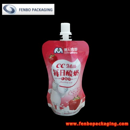 150gram spout stand up pouch delhi india for yogurt drinks-FBYXZLA143 150gram spout stand up pouch delhi india for yogurt drinks-FBYXZLA143