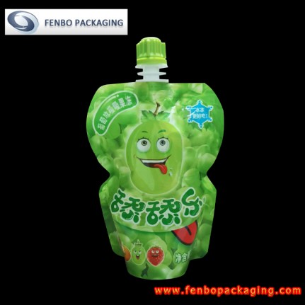 100ml liquid jelly drink plastic standing pouch bags with spout-FBYXZLA150 100ml liquid jelly drink plastic standing pouch bags with spout-FBYXZLA150
