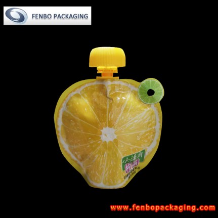 100ml spout fruit juice drink standing packet pouches gravure printing-FBYXZLA159