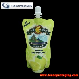 260ml plastic spout cap fruit juice stand up pouch bag suppliers-FBYXZLA163