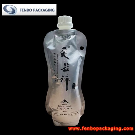 500ml aluminium drinking water doypack bag pouches with spout-FBYXZLA167