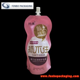 750ml printed liquid hair repair gel plastic doy pack standing bags with spout-FBYXZLA166